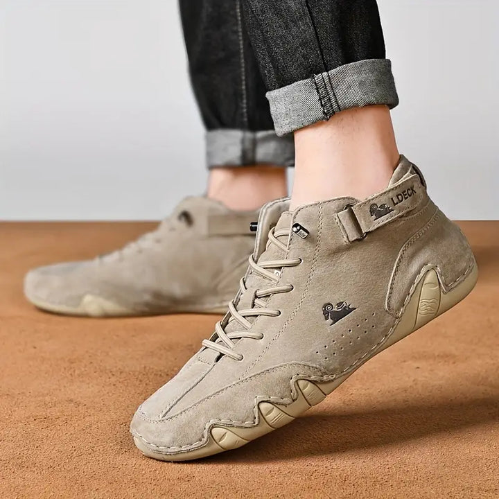 Comfortabele en stijlvolle Hoymans heren streetwear schoenen, waterdicht.
