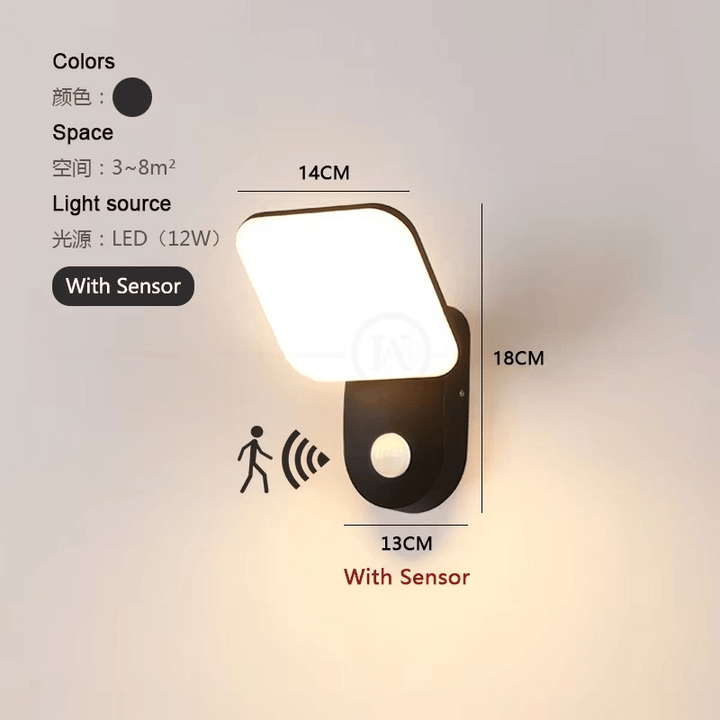 Slimme LED Wandlamp met Bewegingssensor