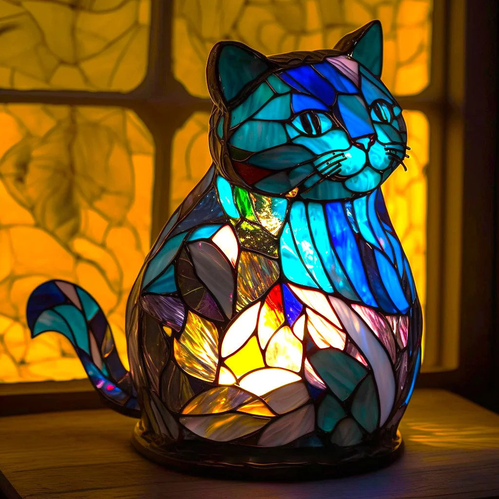 Moderne tafellamp met kunstzinnig dierenmotief als perfect cadeau voor liefhebbers