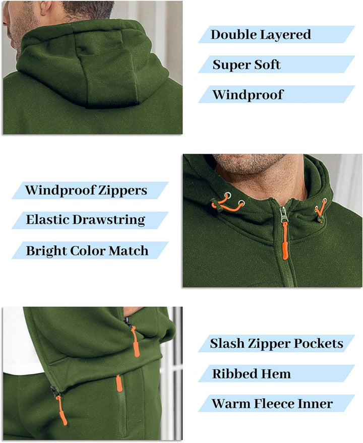 Zwart heren trainingspak Jamie; essentieel item voor comfortabele herenmode.