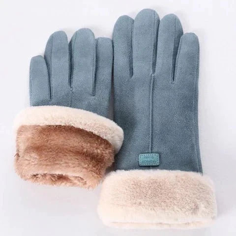 Praktische zwarte winterhandschoenen met touchscreen voor mannen en vrouwen; geniet van warme handen overal.