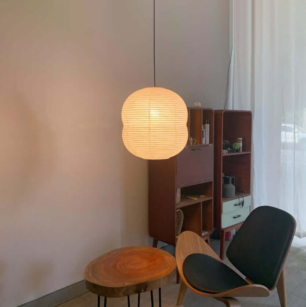 Mini Hanglamp van Rijstpapier - Sfeervolle