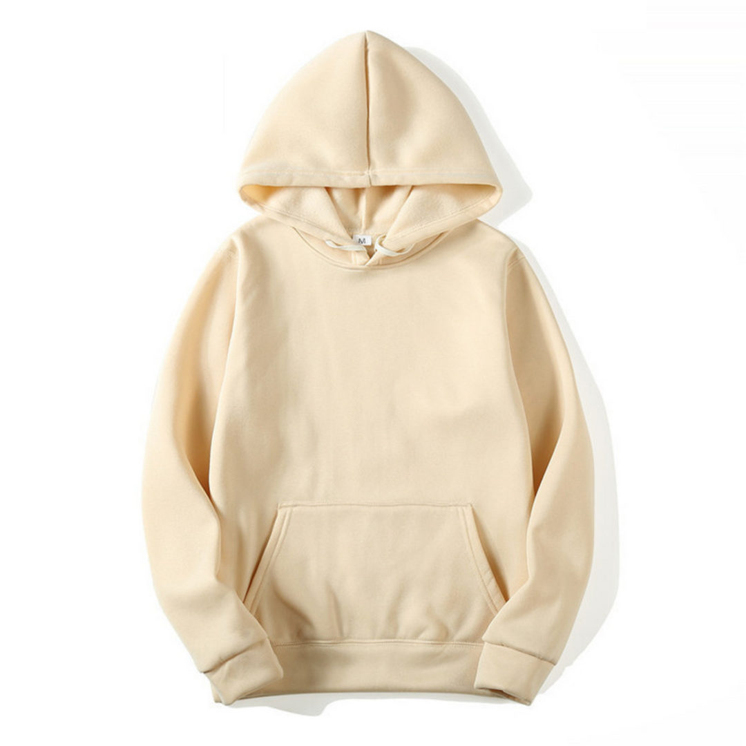 Warme en comfortabele heren hoodie, ideaal voor koudere dagen. Een essentieel basic kledingstuk.