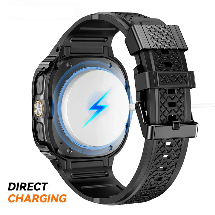 Rugged Roestvrijstalen Behuizingsset voor Samsung Galaxy Watch Ultra