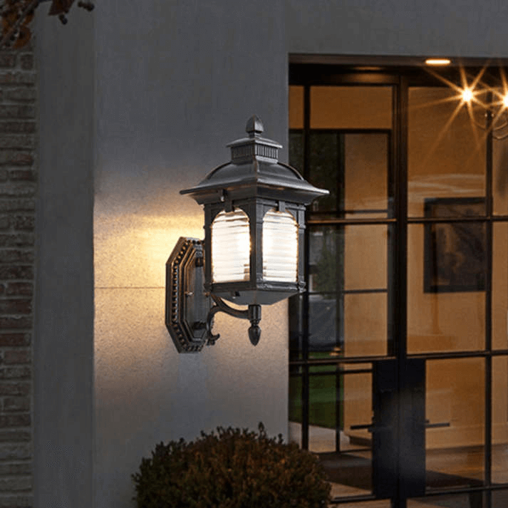 Wandlamp Buiten - Antiek Glas Design
