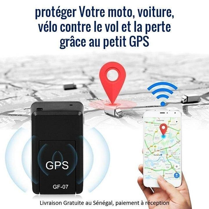 De AutoSafe Mini GPS tracker met USB-oplaadkabel, benadrukt de gemakkelijke oplaadfunctie