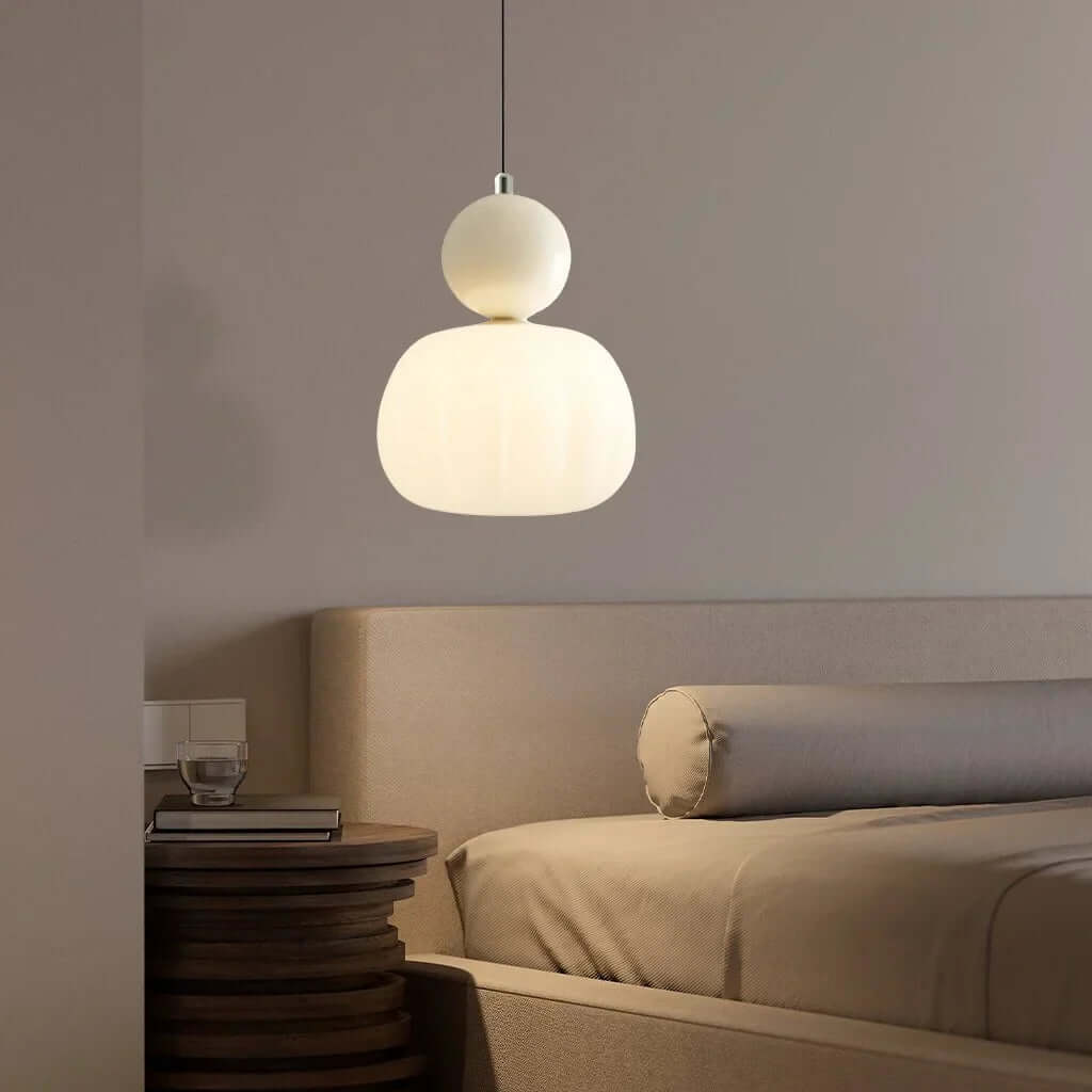 Art Deco Hanglamp - Crème Stijl