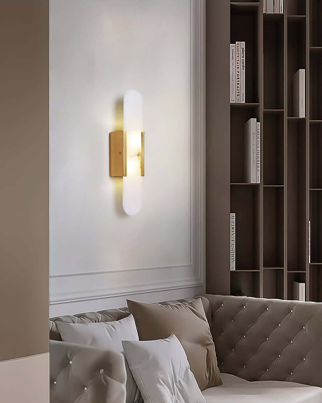 Moderne Wandlamp - Albast & Metaal