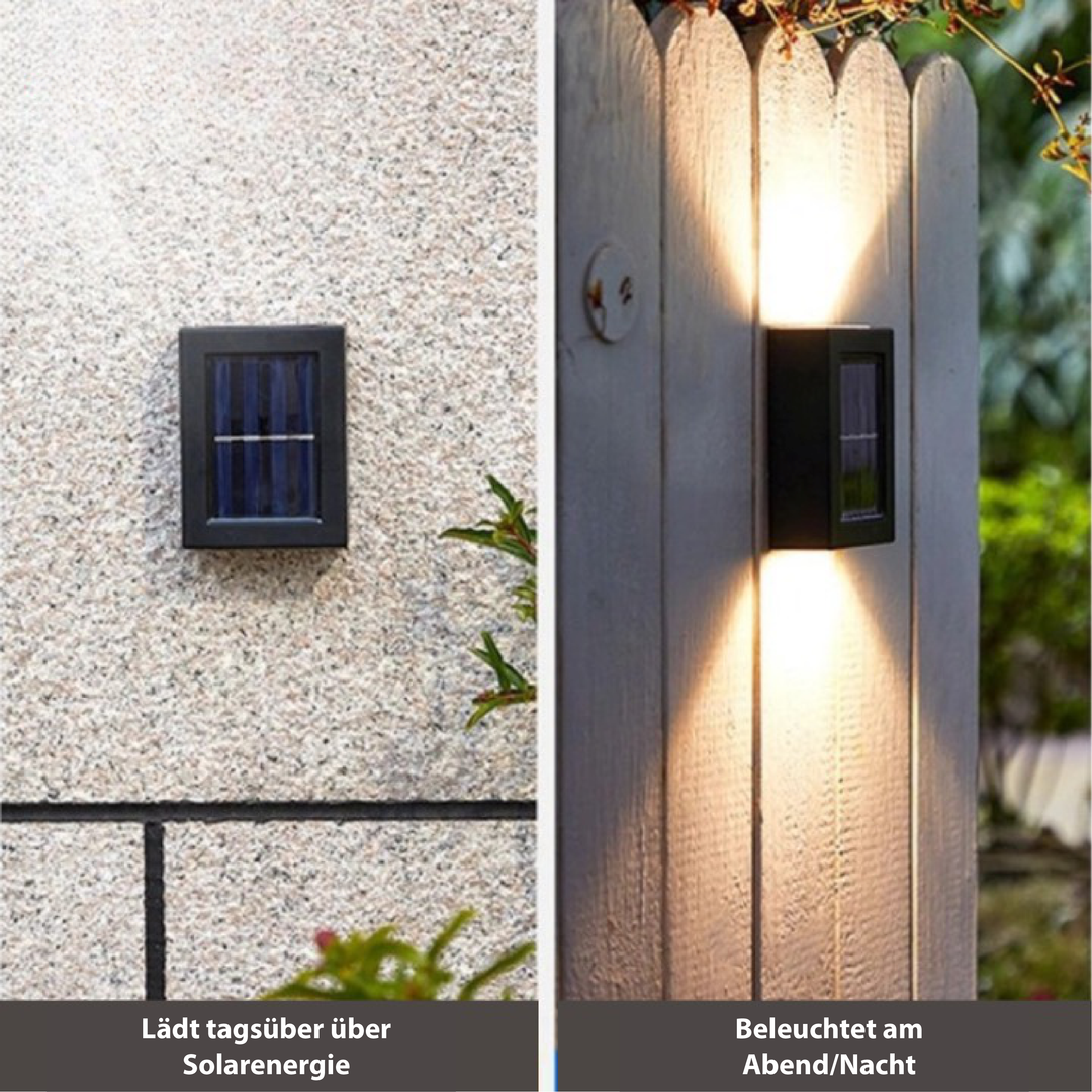 LED Solar Tuinwandlamp - Sfeervolle