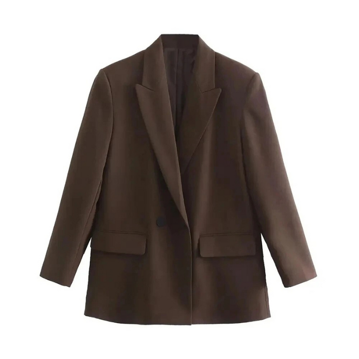 Comfortabele en stijlvolle oversized blazer mantel voor dames. Elegant jasje, essentieel voor modebewuste vrouwen.