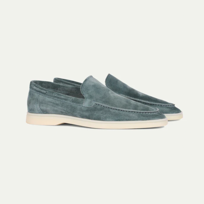 Stijlvolle bruine herenschoenen met instapmodel voor een elegante casual look