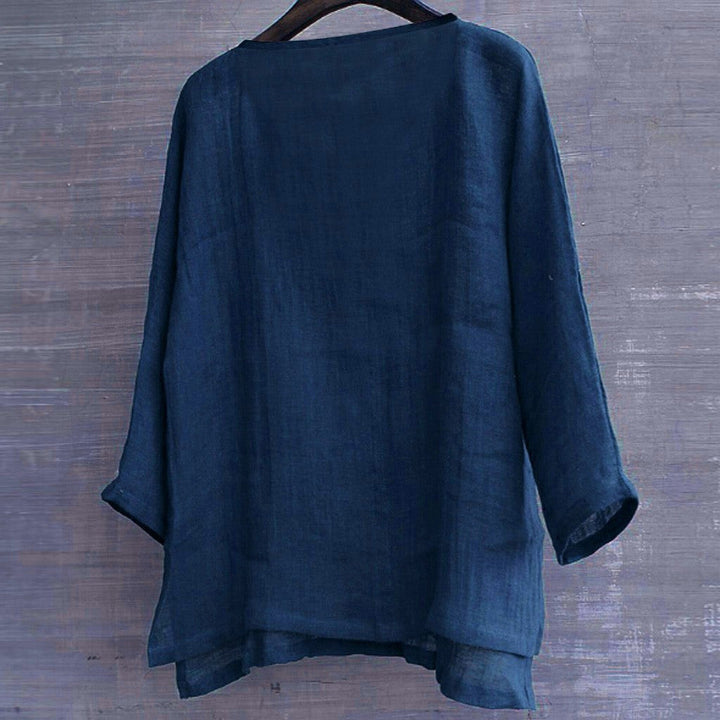 Ademende heren Lino blouse, perfect voor een luchtige zomerlook. Tijdloze stijl voor elke gelegenheid.