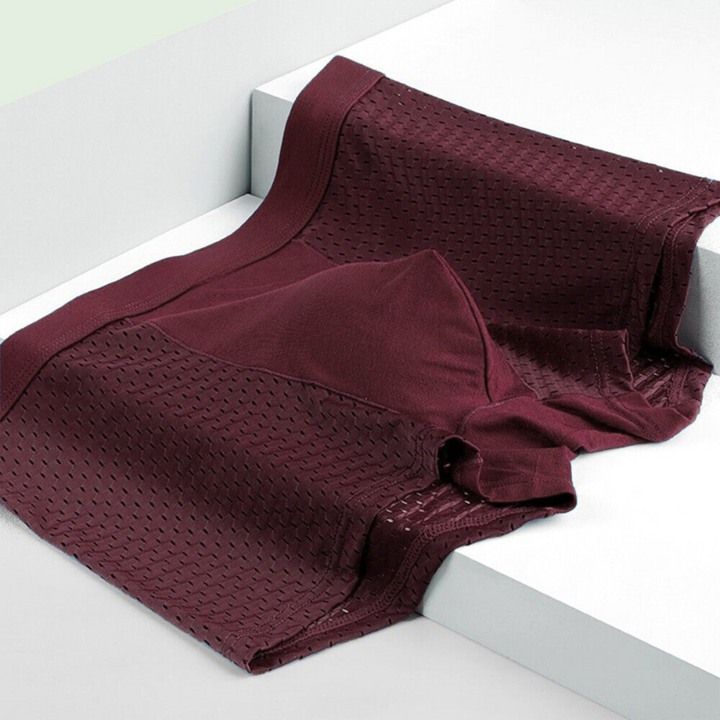 Stijlvolle presentatie van de diverse heren boxershorts kleuren voor dagelijks gebruik.