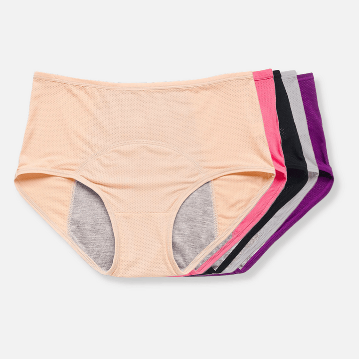 Aurora ComfortSlip: Elegante lekvrije slipjes in zwart, beige en multicolor. Beschermend, discreet damesondergoed.