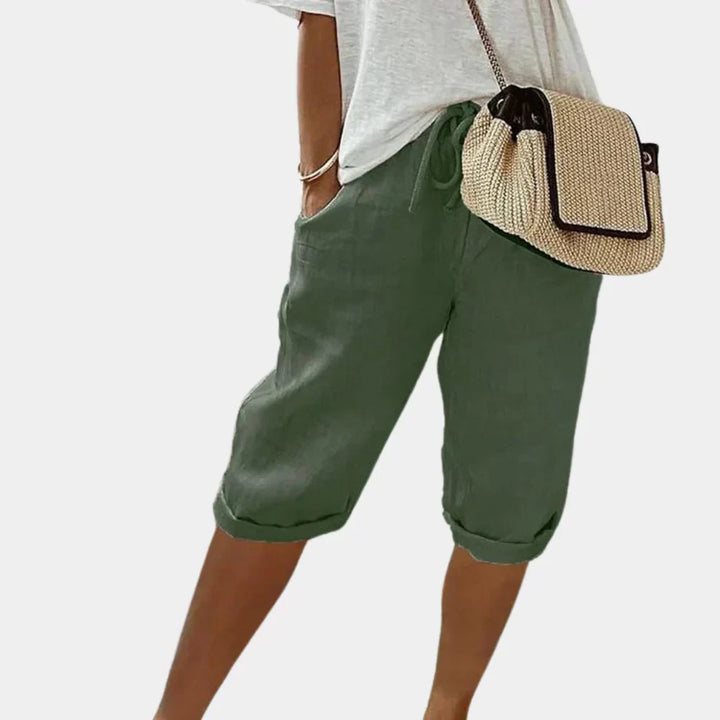 Luchtige korte broek voor dames met casual pasvorm en comfort
