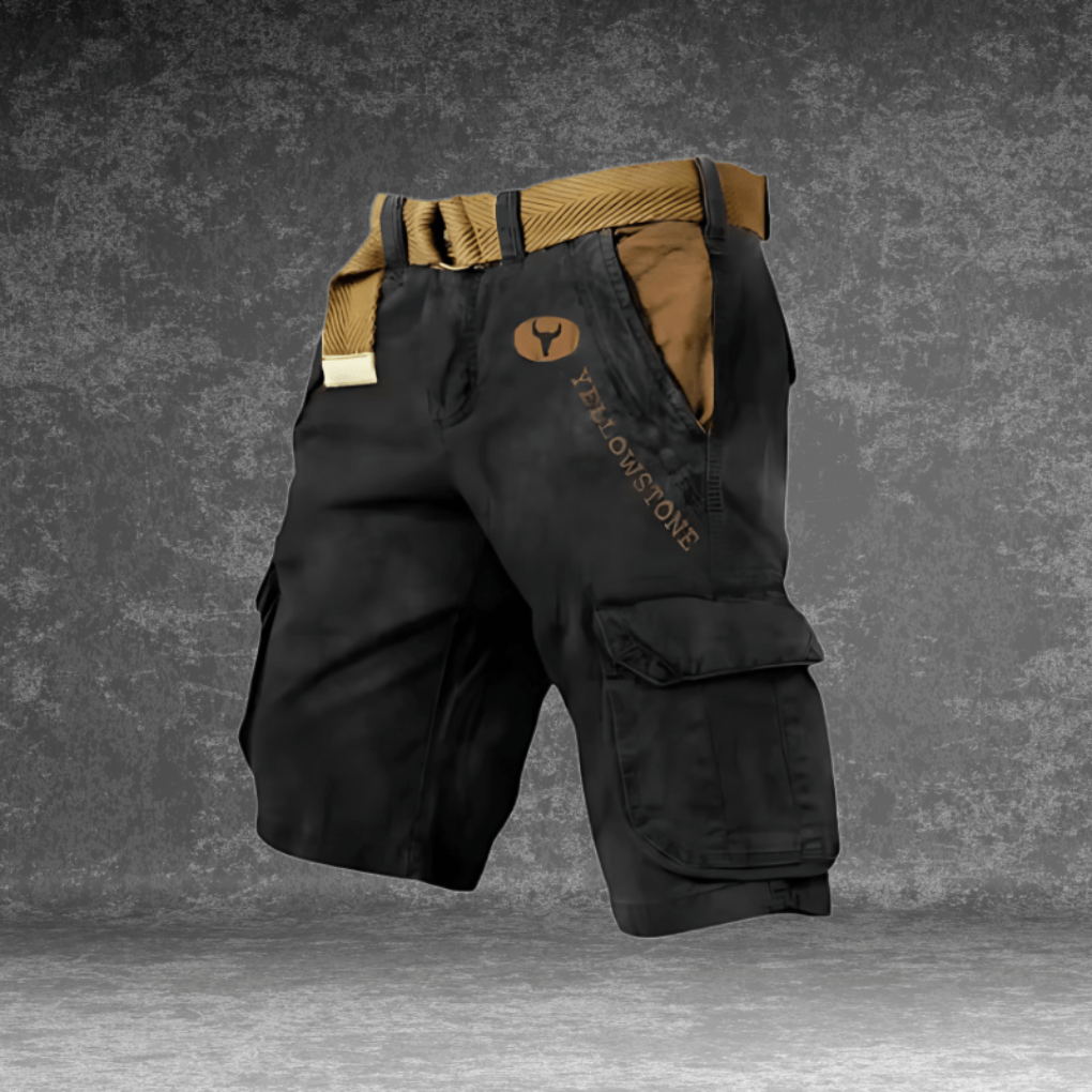 Stijlvolle heren cargo korte broek met functionele zakken, perfect voor casual herenmode.