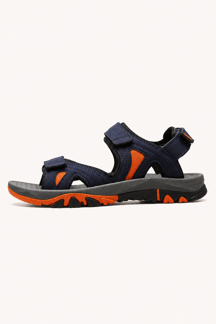 Groene sportieve sandalen voor mannen, ideaal voor wandelingen en dagelijks gebruik.