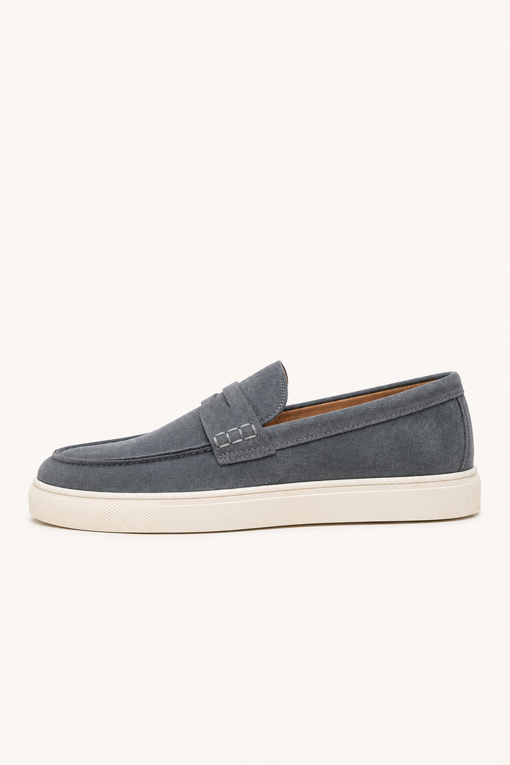 Comfortabele heren mocassins met trendy sneakerzool. Ideale casual instappers, perfecte herenschoenen voor elke dag.
