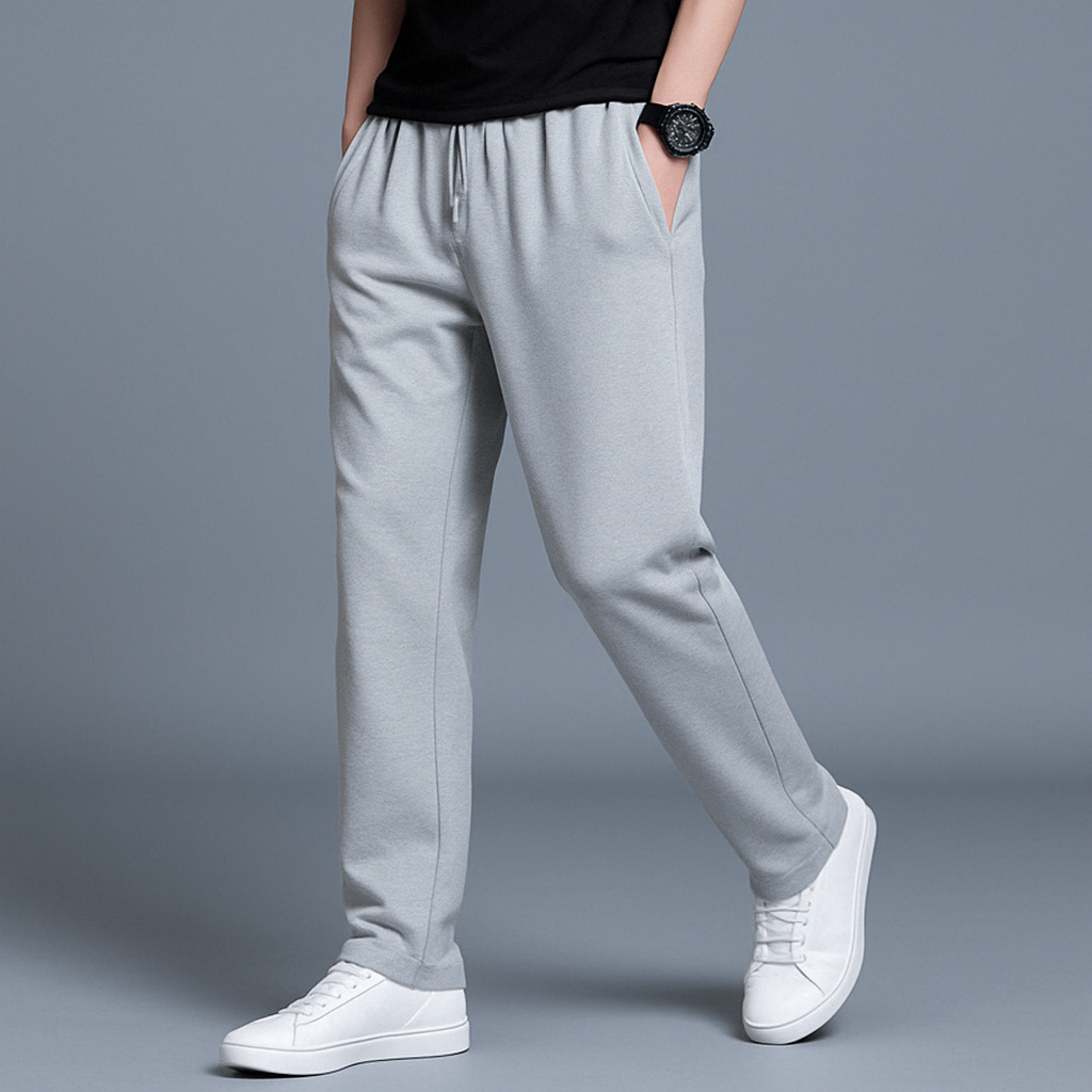 Zachte polyester joggingbroek Balti voor heren, ultiem comfort en moderne stijl.