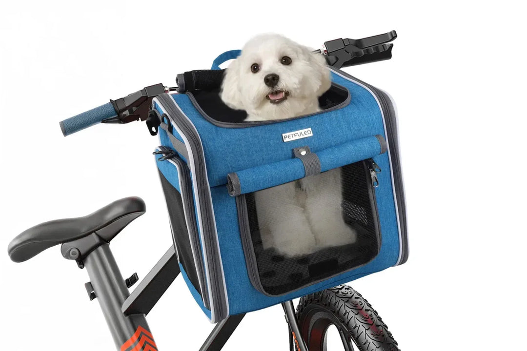Uitbreidbare Fietsmand voor Huisdieren - Veilig en Ruim