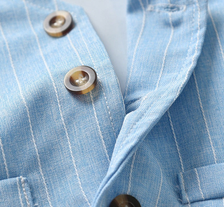 Baby jongens combiset: stoere kleding voor de kleine man. Geschikt voor feesten & fotoshoots.