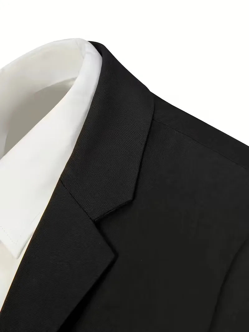 Prachtig slim fit trouwpak voor heren in driedelige uitvoering