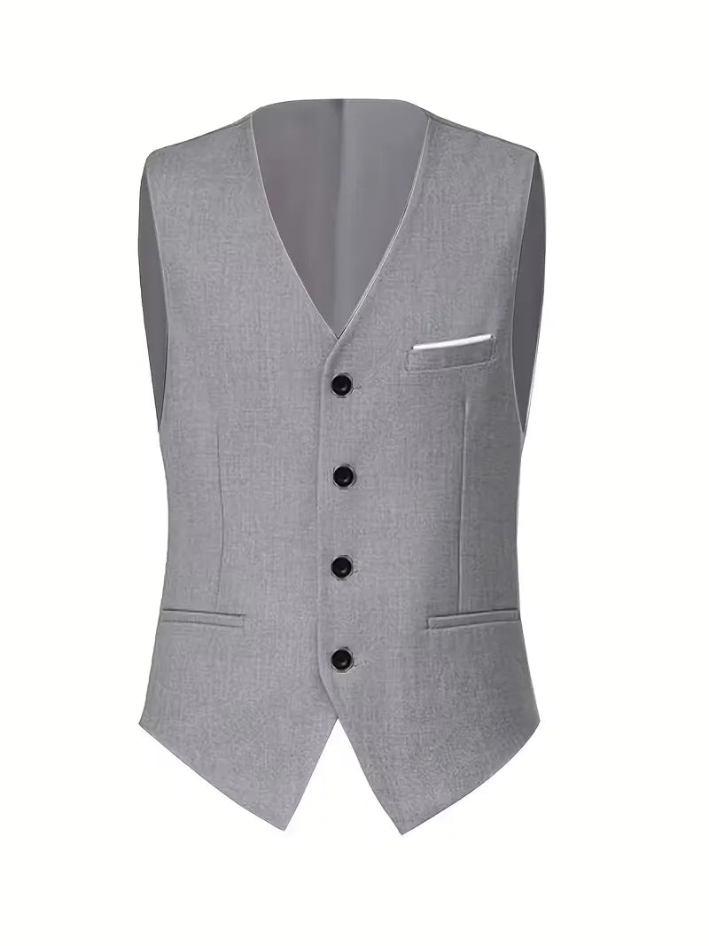 Hoogwaardige herenmode slim fit pak in klassieke stijl
