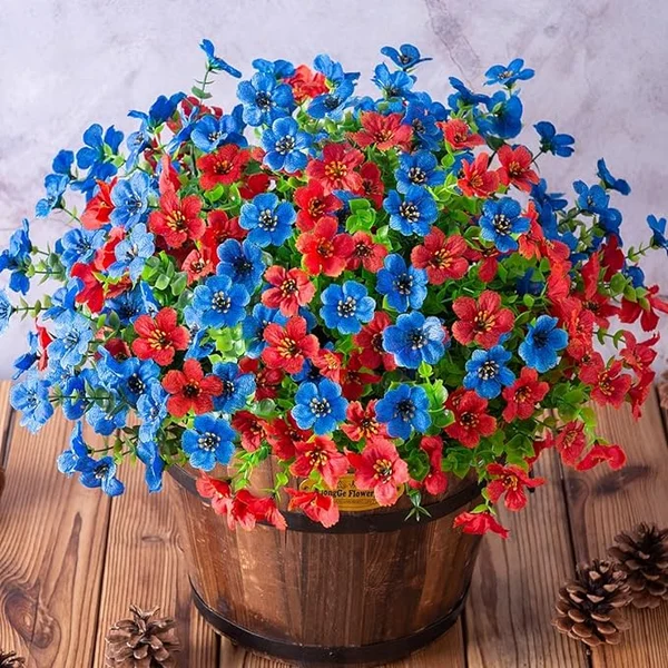 Sfeervolle kunstbloemen die geen water nodig hebben
