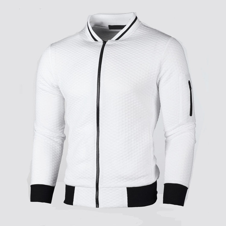 Rood slim fit heren vest met ruitpatroon; sportief en comfortabel, perfect voor de lente.