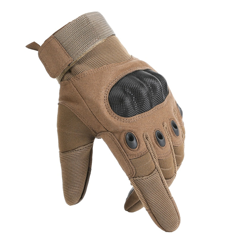 Khaki tactische handschoen voor outdoor gebruik