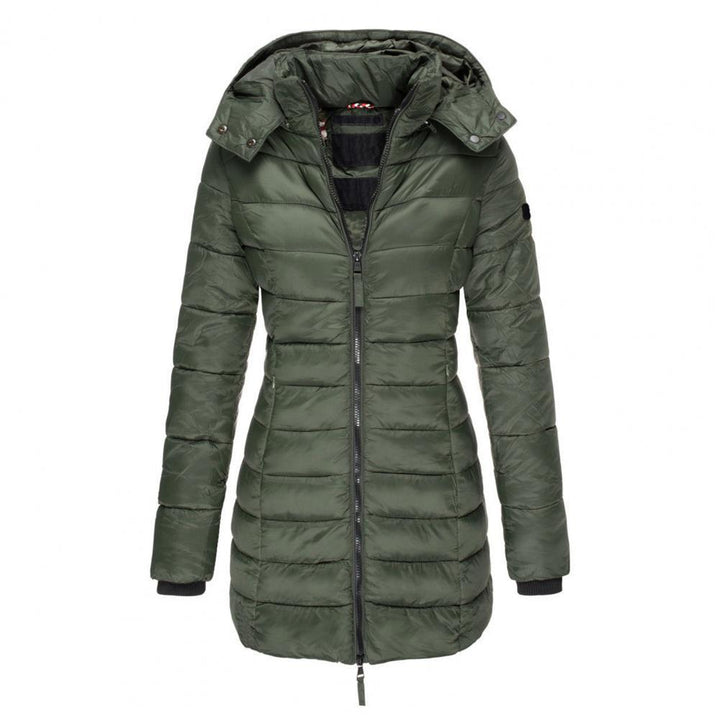 Grijze comfortabele dames jas, perfecte overgangsjas. Trendy en beschermend tegen elk weer.