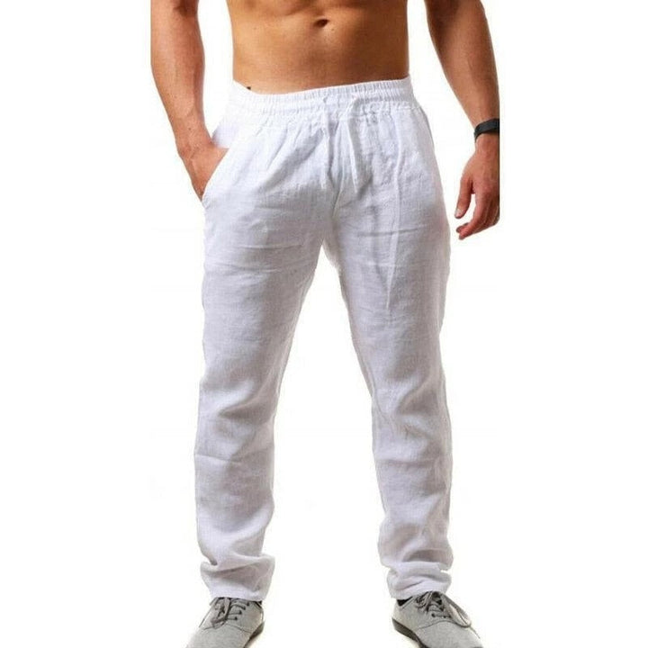Casual herenbroek Jorian, perfect voor zomerse vrijetijdsactiviteiten; modieus en comfortabel.