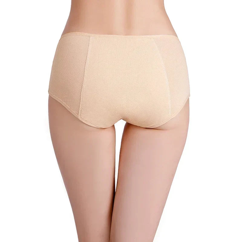 Zwarte Aurora ComfortSlip: Lekvrije damesslip voor dagelijks comfort. Discreet ondergoed met beschermende hygiëne.