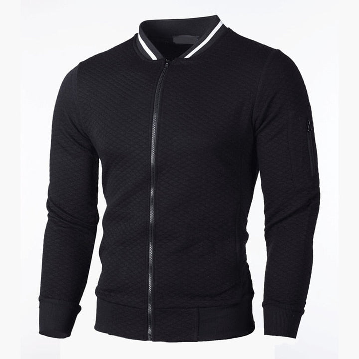 Lichtgrijs slim fit heren sportvest met ruitpatroon; comfortabel en stijlvol voor mannen.