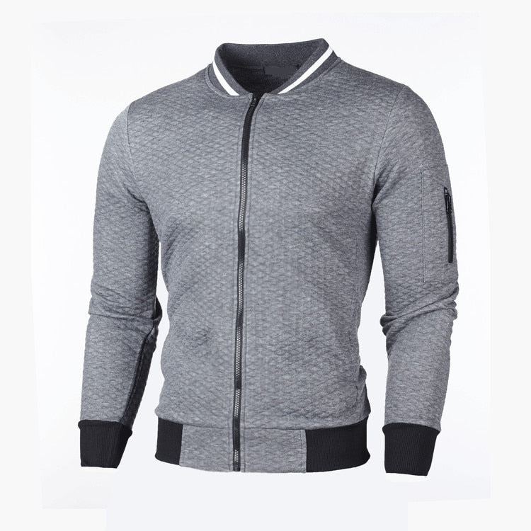 Navy blauw slim fit heren vest met ruitpatroon; modieuze en sportieve bovenkleding.