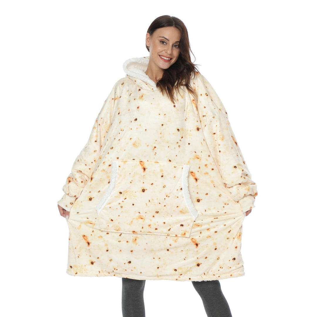 Plaid met capuchon: heerlijk warm & zacht, perfect voor knusse avonden thuis.