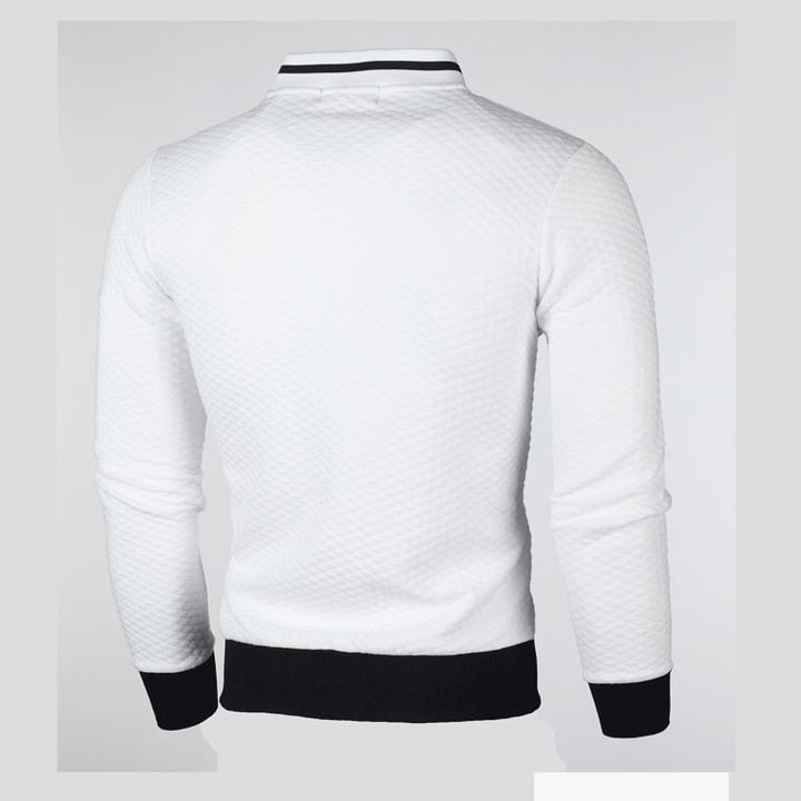 Navy slim fit heren sportvest met ruitpatroon; ideaal voor een modieuze mannenlook.