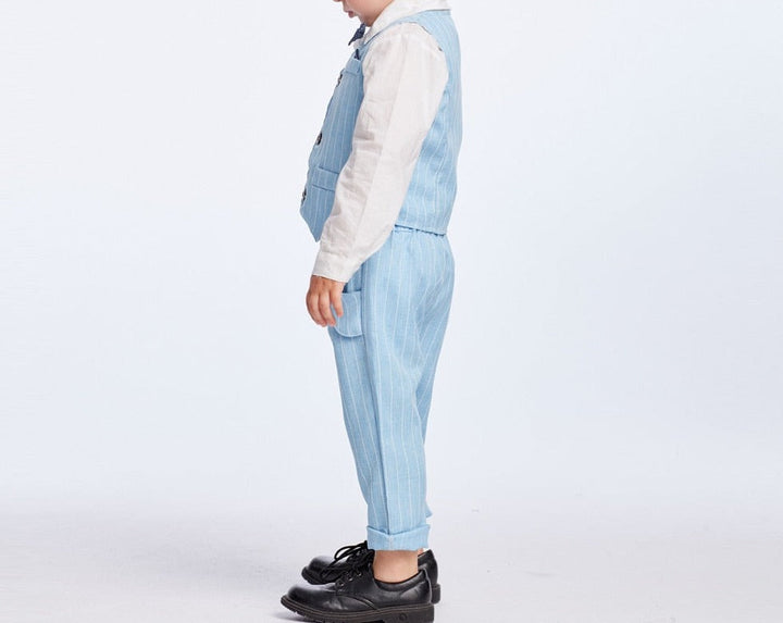Babykleding setje: comfortabele en stoere jongenskleding voor baby's. Compleet outfit met gilet.