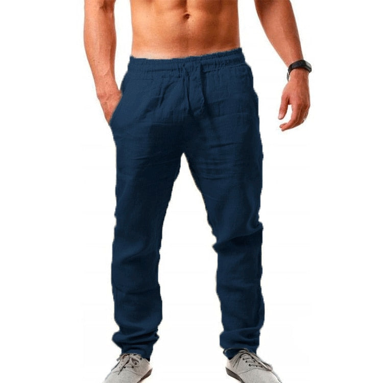 Comfortbroek voor heren: Jorian met elastische taille voor optimale bewegingsvrijheid.