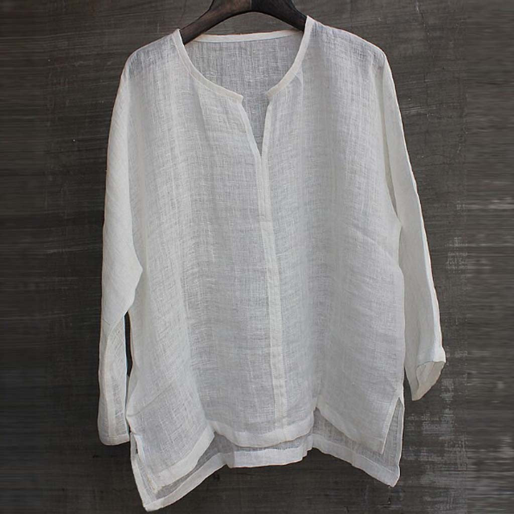 Luchtige heren Lino blouse voor de zomer, ook in grote maten. Casual en comfortabel voor herenmode.