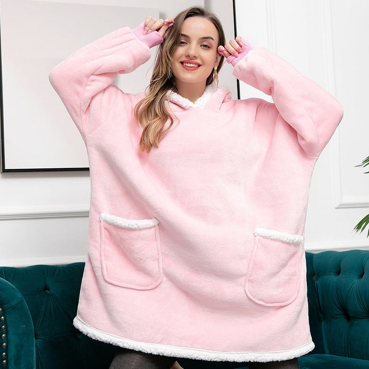 De perfecte combinatie van een deken en een hoodie, unisex. Innovatief comfort.