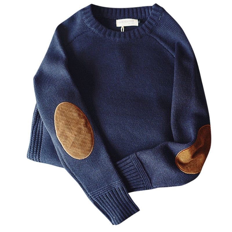 Heren wintertrui Sven: modieuze trui met ronde hals, comfortabel en ideaal voor winterse casual outfits.