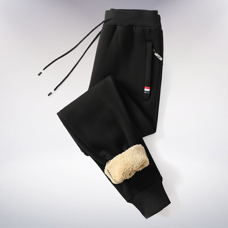 Comfortabele heren thermobroek met elastische taille en trekkoorden. Geschikt voor dagelijks en sportief gebruik.