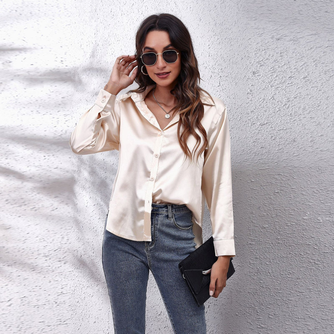 Dames Shila blouse: een must-have elegante top met lange mouwen voor zomerse dagen en chique outfits.