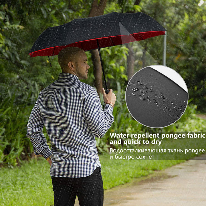 Betrouwbare regenparaplu, winddicht en duurzaam. Houdt je droog in elke regenbui en storm.