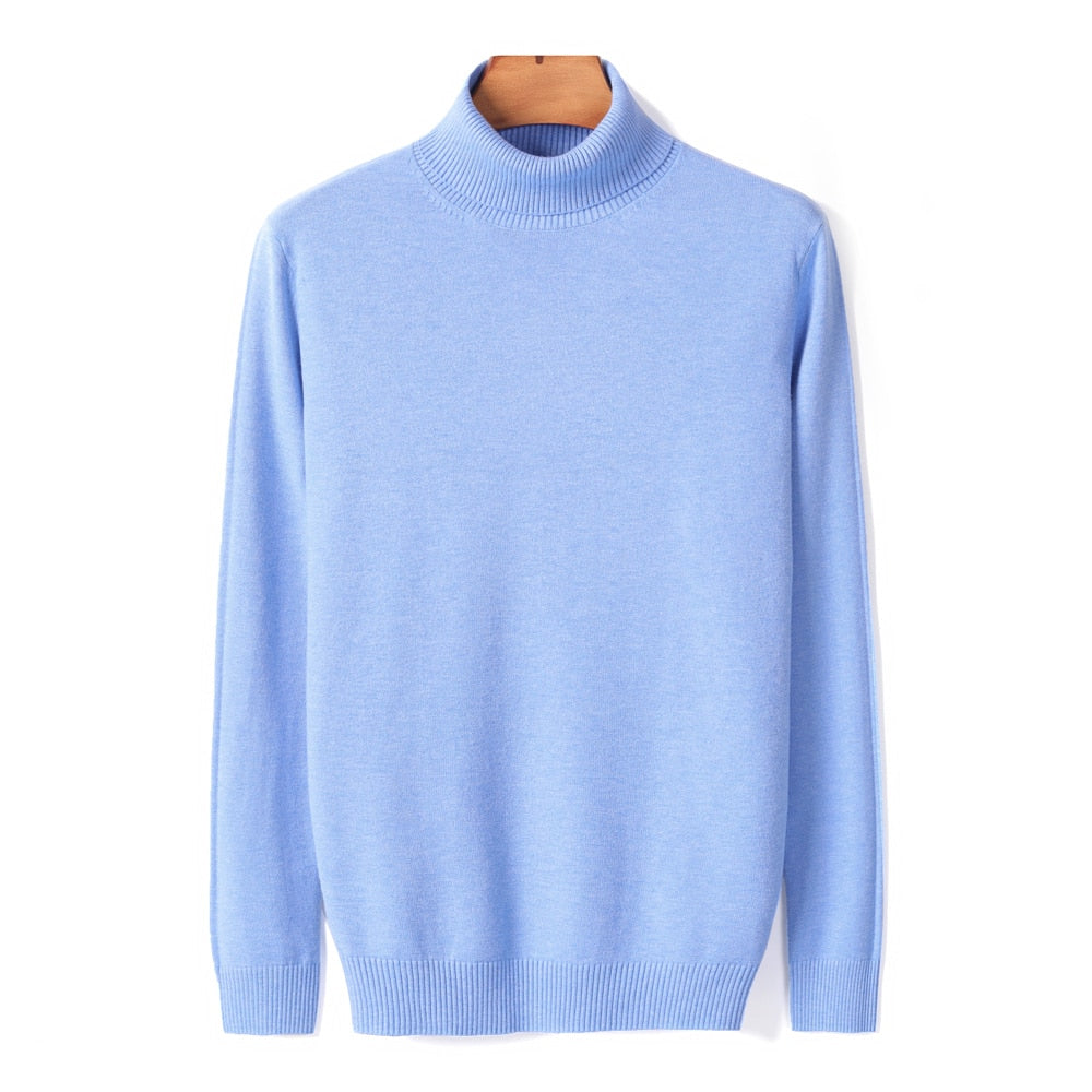 Zachte heren coltrui, ideaal voor koude dagen en een stijlvolle outfit. Een must-have.