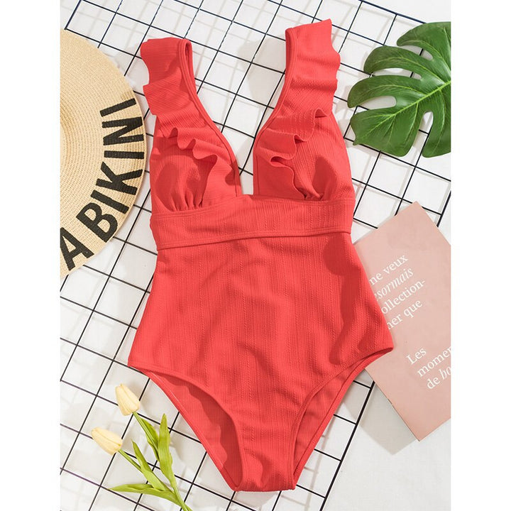 Stijlvol dames zwemkleding, boho design, comfortabel voor zomer en strandvakantie.