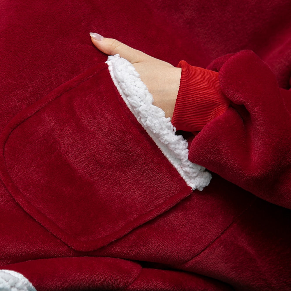Unisex hoodie deken voor momenten van pure ontspanning. Comfort op zijn best.