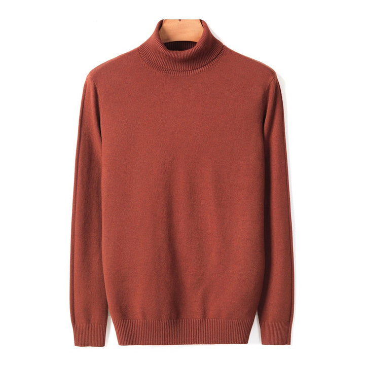 Comfortabele heren coltrui voor winter en herfst, een modieuze keuze. Casual of netjes.