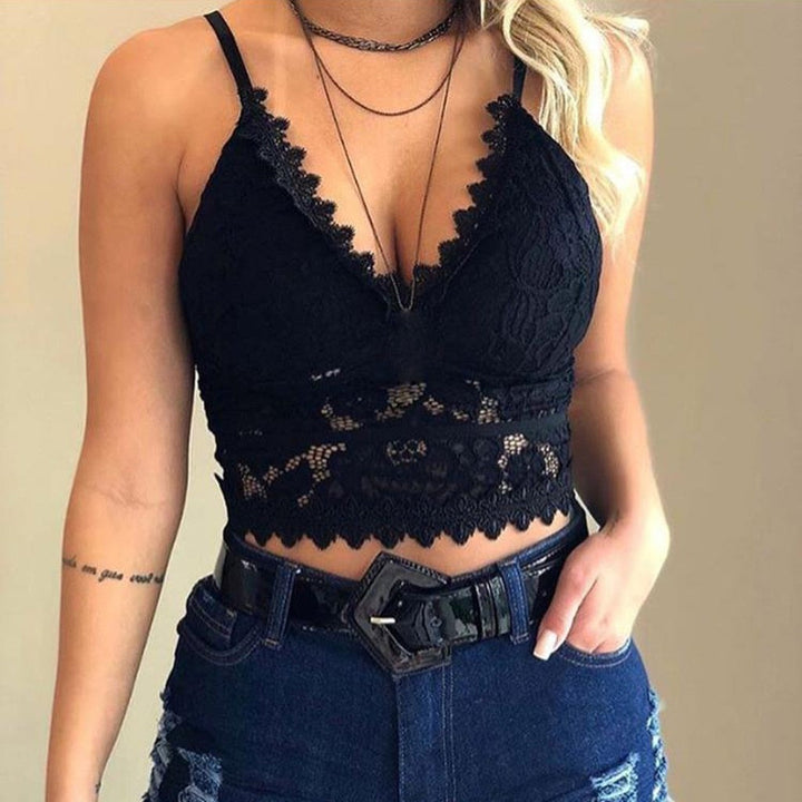 Comfortabele en trendy Dames Mara mesh top, V-hals, verstelbaar, zomerklaar.
